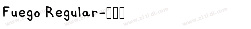 Fuego Regular字体转换